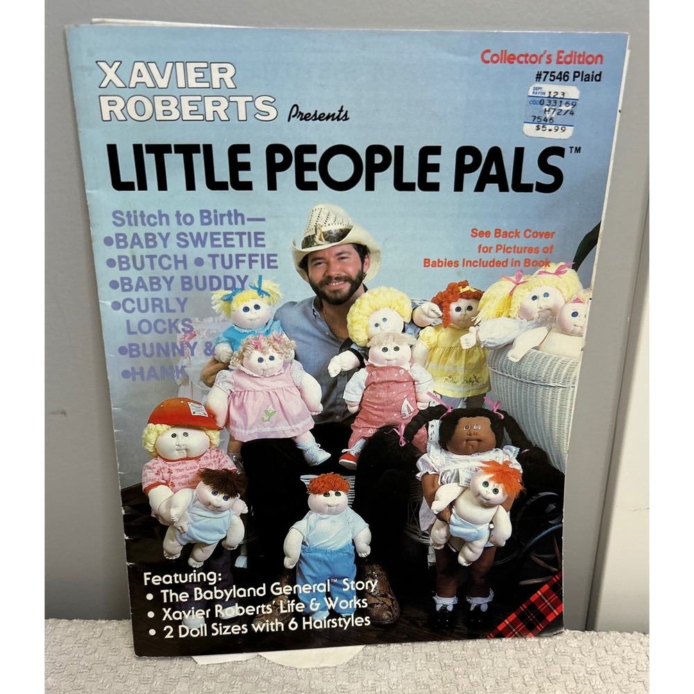 Xavier Roberts Little People Pals Sewing Pattern Book‎ 7546 Collector Edition